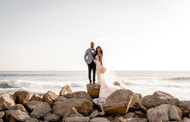 Micah's Picture With His Wife From Their Wedding