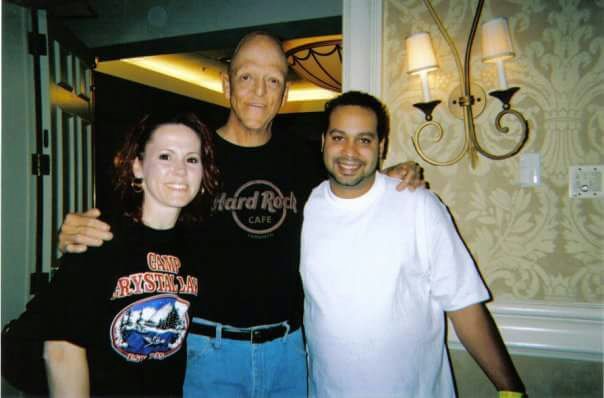 Michael Berryman With His Fan and Wife