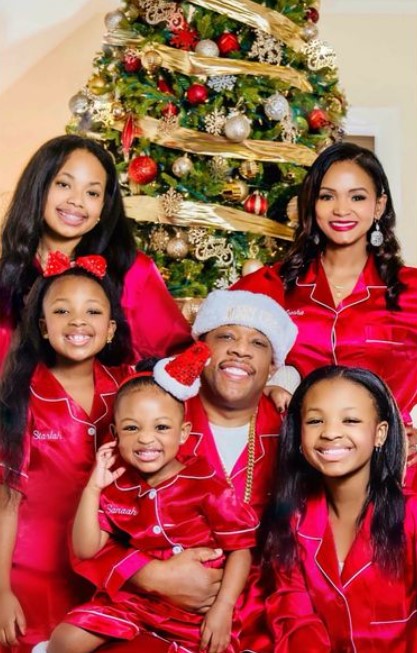 Michael Bivins With HIs Wife And Kids