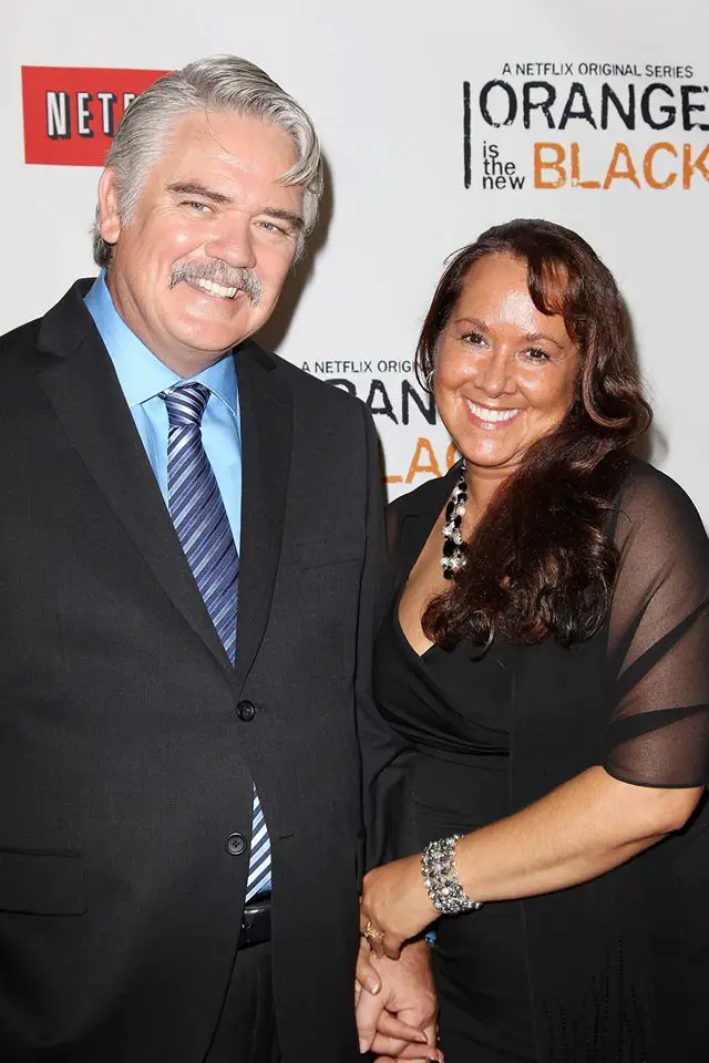 Michael Harney with His Wife 