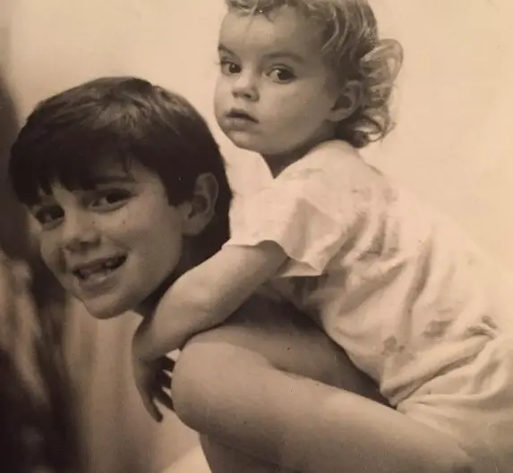 Morgan Krantz With His Sister