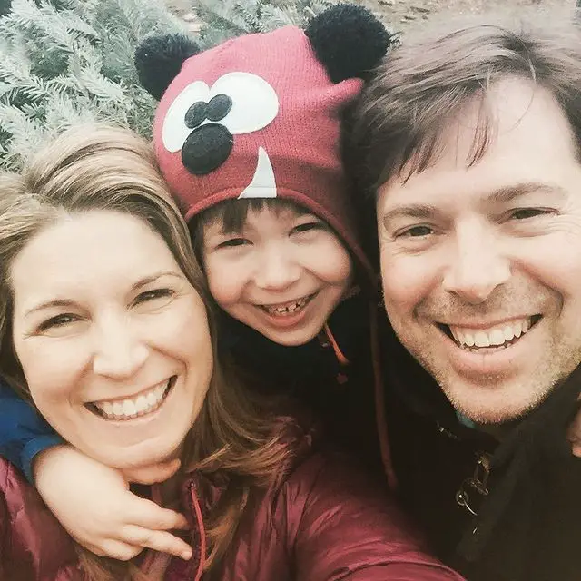 Nicole Wallace With Her Ex-Husband & Son