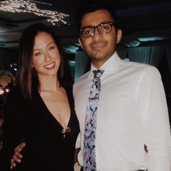 Nimesh Patel With His Wife Amy Havel