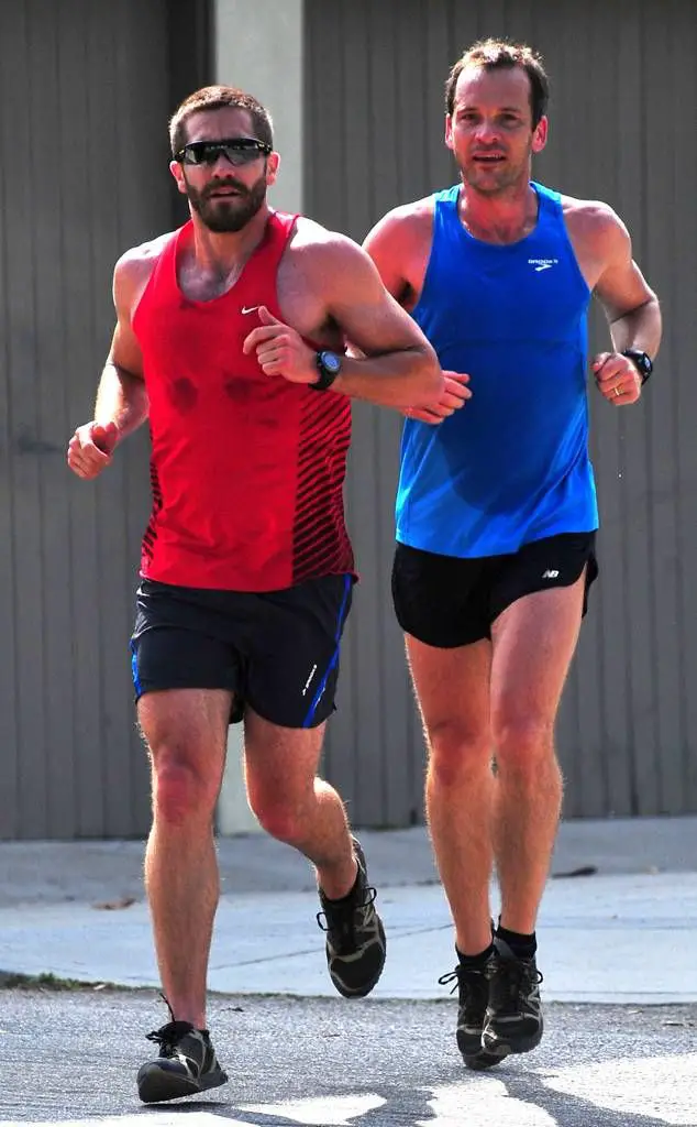 Peter Sarsgaard and Jake Gyllenhall Out For A Run