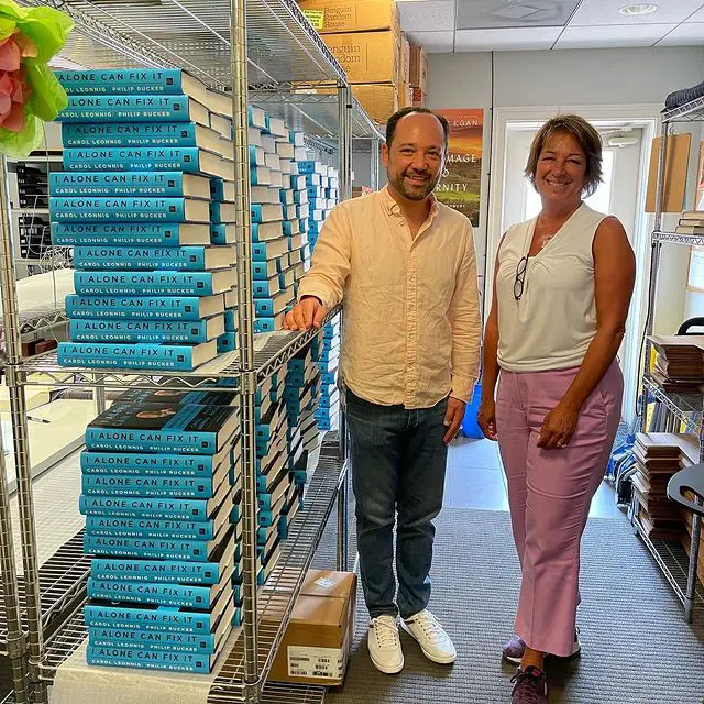 Philip Rucker With Carol Leonnig Signing Their New Book