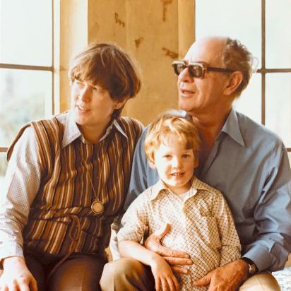 Prue Leith With Her Ex Husband Rayne and Son