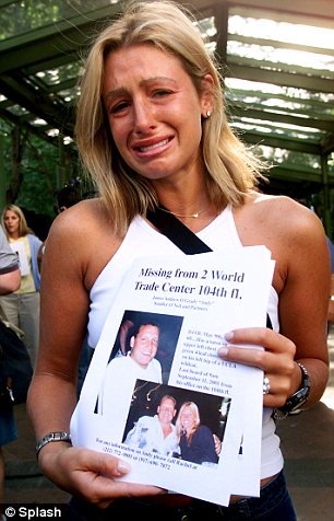 Rachel Uchitel Holding Her Fiance's Picture 