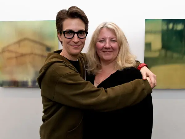 Romantically linked boyfriend and girlfriend: Rachel Maddow and Susan Mikula