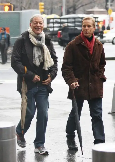 Gay Actor Richard Chamberlain with His Longtime Former Partner Martin Rabbett