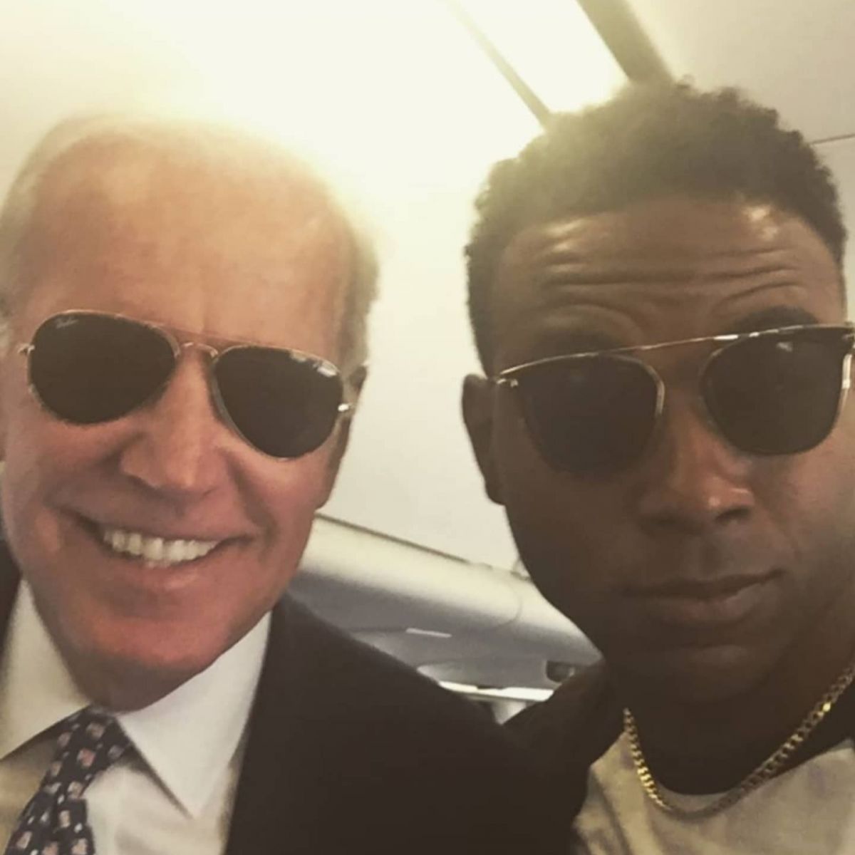 Richard Fowler With Joe Biden