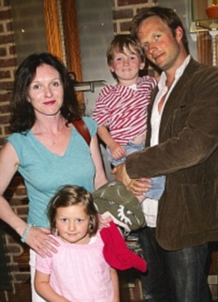 Rupert Penry Jones With His Wife & Children