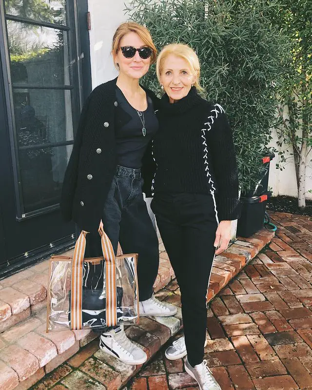 Sasha Alexander With Her Mother