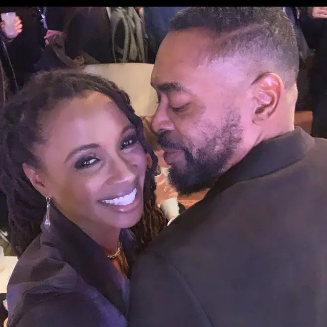 Shanola Hampton With Her Husband