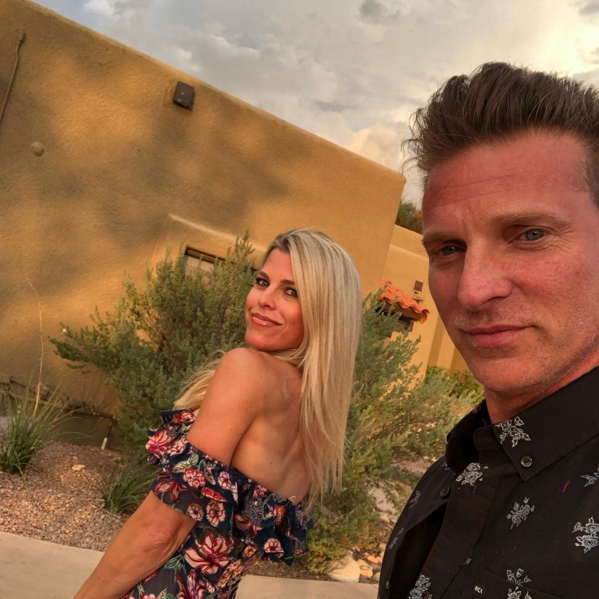 Steve Burton with His Beautiful Wife 