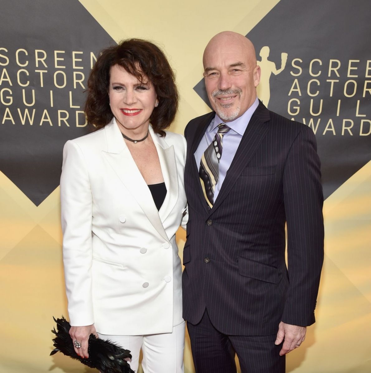 Susie Essman With Her Husband At A Red Carpet 