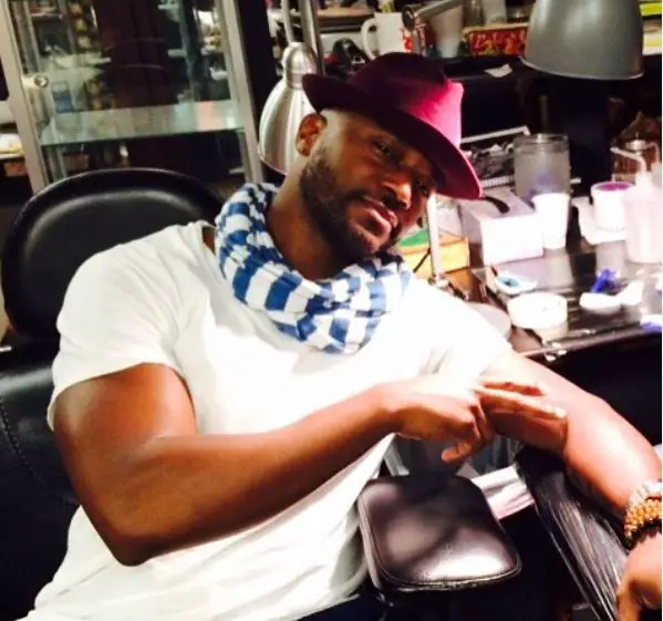 Taye Diggs getting tattoos on Rising Dragon