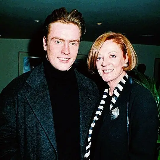 Toby Stephens With His Mother, Maggie Smith