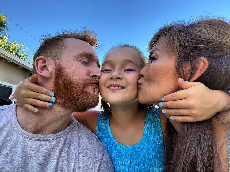 Tony Curran With His Family