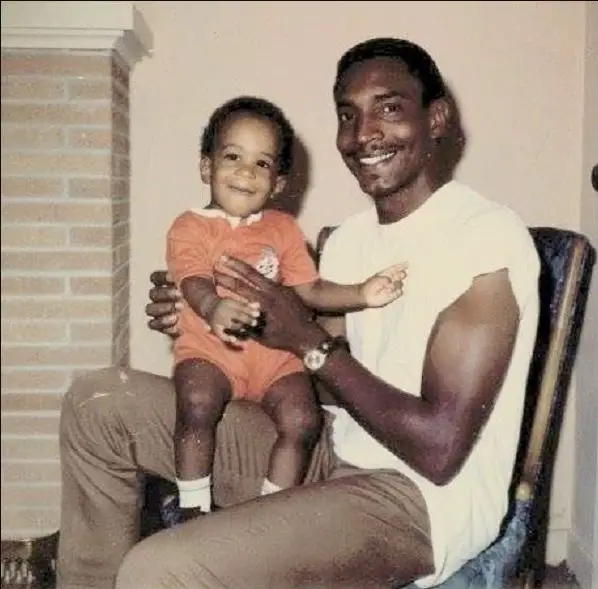 Van Jones childhood picture with his father