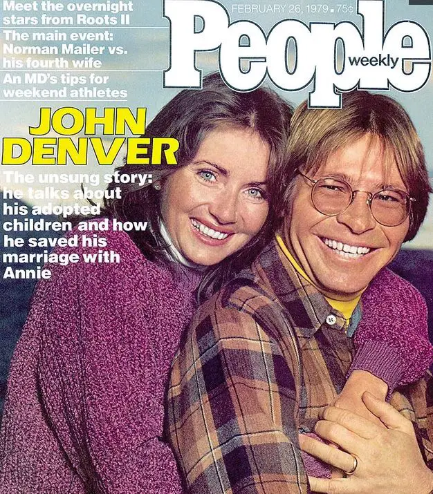 Annie Martell and John Denver appearing on the cover page of People weekly in 1979