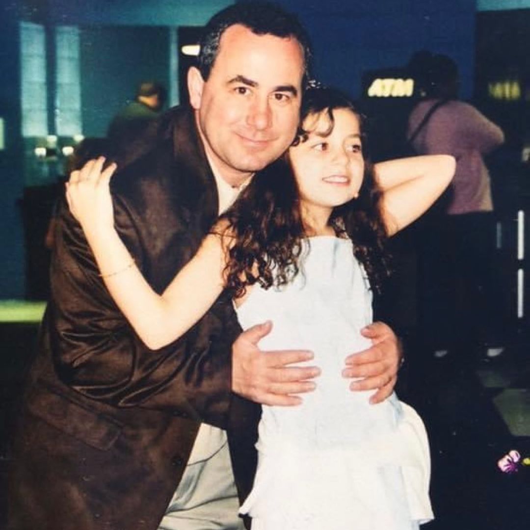 Ava Max's childhood picture with her father 