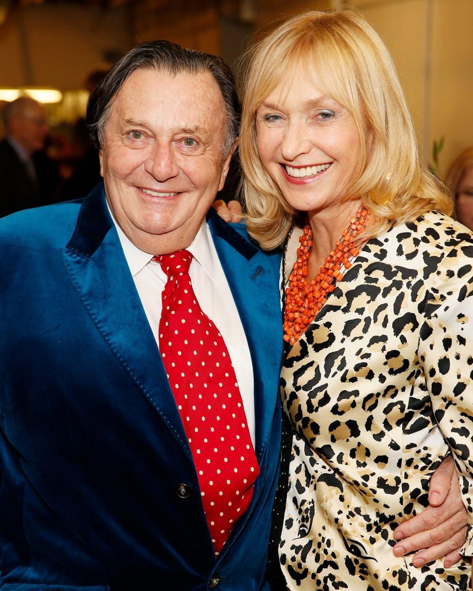 Barry Humphries with His Wife Elizabeth