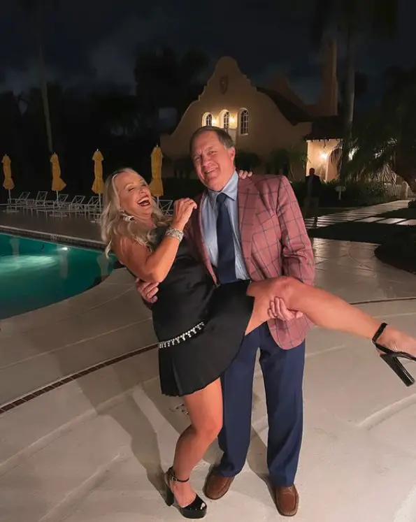 Bill Belichick with his girlfriend, Linda Holliday