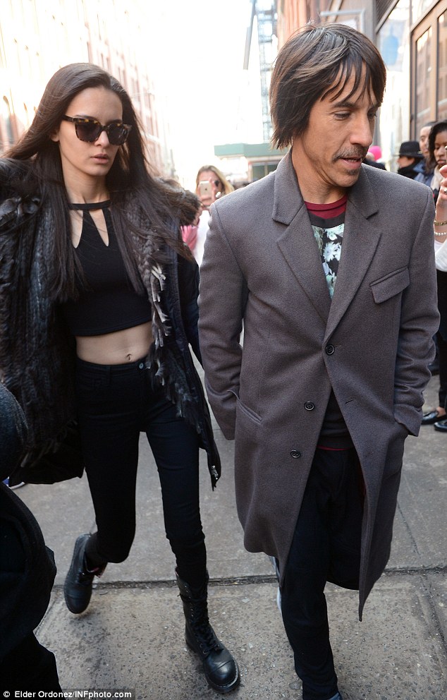 Anthony Kiedis with Wanessa MilhomemÂ 