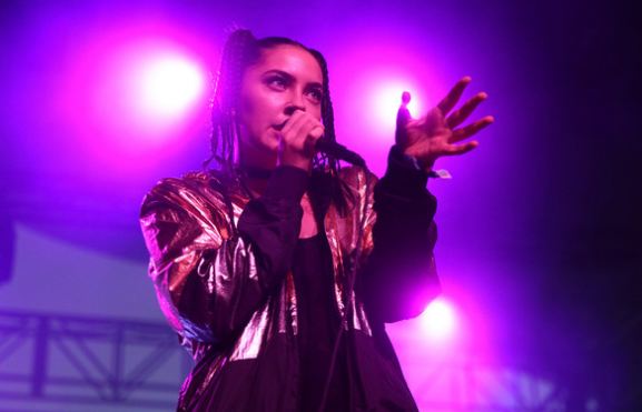 Bishop Briggs performs at Coachella Valley Music and Arts Festival in 2017