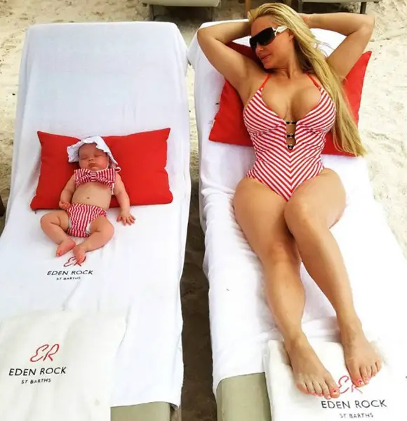 Coco Austin Living The Life With New Born Baby; Currently Having Problems With Husband?