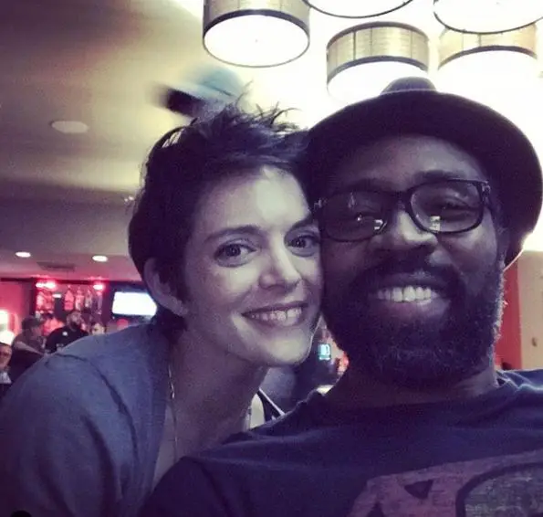 Cress Williams and wifeÃ‚Â Kristen Torrianni click a picture together in July 2017