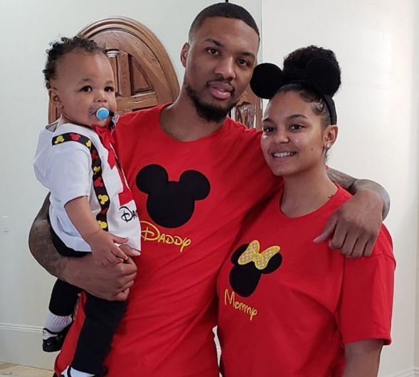 Damian-Lillard-with-wife-and-son2020