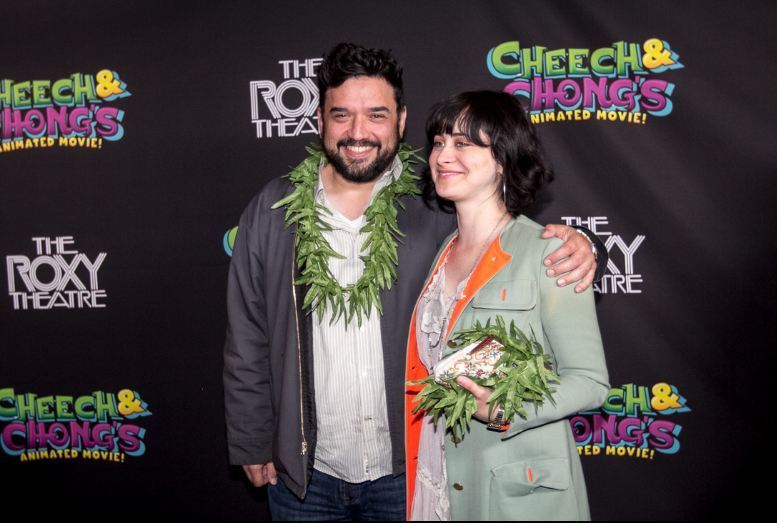 Horatio Sanz with His Wife