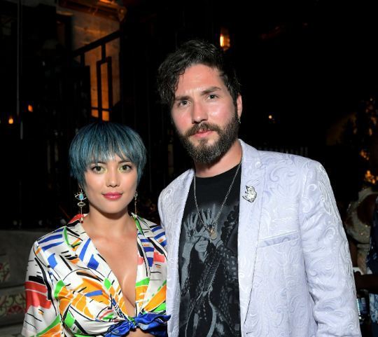 John Patrick AmedoriÃ‚Â with girlfriend Monica Day at theÃ‚Â afterparty of Dear White People on 1st AugustÃ‚Â 2019 in Los Angeles, California