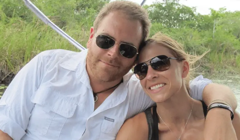 Josh Gates with wife Hailie Gnatovich