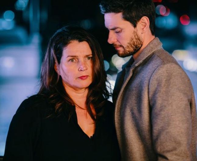 Julia Ormond with On-screen Husband Ben Barnes From the Series Gold Digger