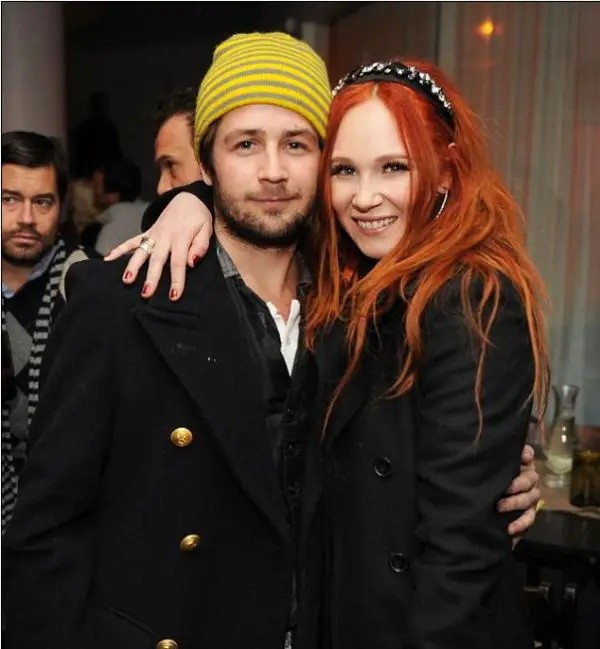 Juno Temple with her ex-boyfriend Michael Angarano