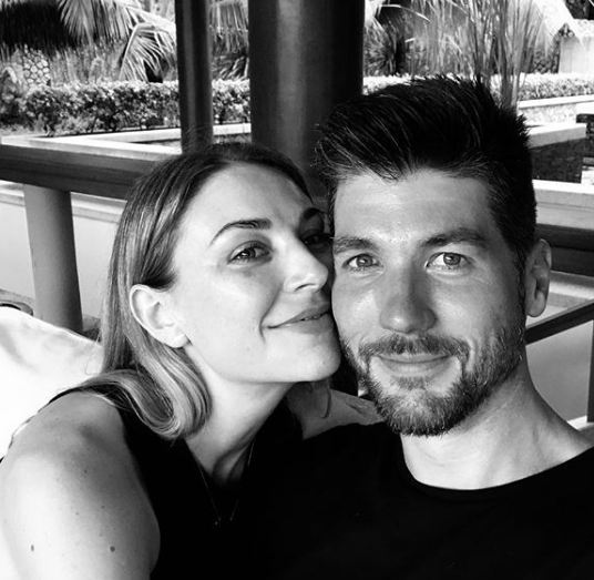 Kate Jenkinson with boyfriend Nathan Harding at Ban Kamala, Phuket, Thailan...