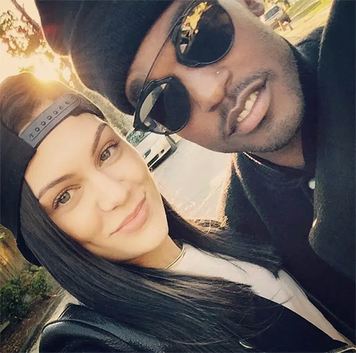 Luke James with Former Girlfriend Jessie J.