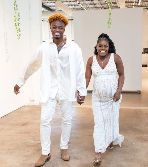 Marquise-Goodwin-with-wife-Morgan2020