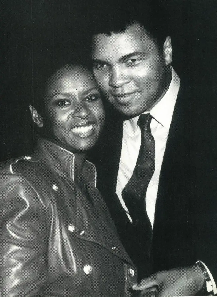 Caption: Robin Quivers and her then-boyfriend Muhammed Ali. 