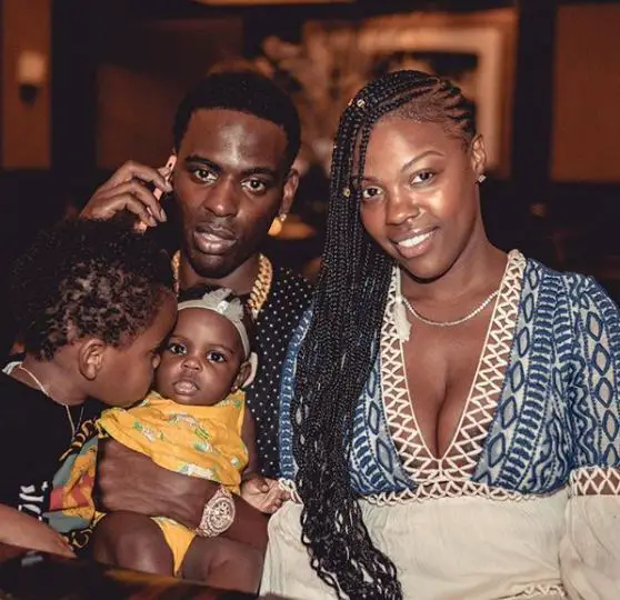 Young Dolph with his girlfriendÂ Mia Jaye, son Tre, and daughter Ari atÂ The Ritz-Carlton Hotel in May 2018