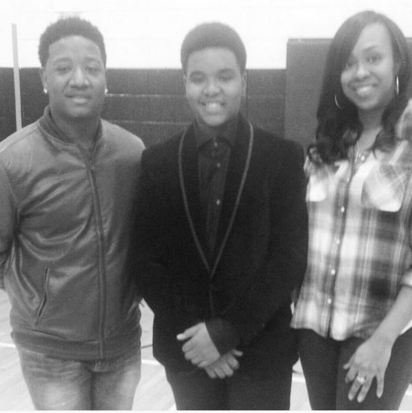 Yung Joc with Mother of His Son, Fatimah and HisÃ‚Â Eldest Son, Amoni