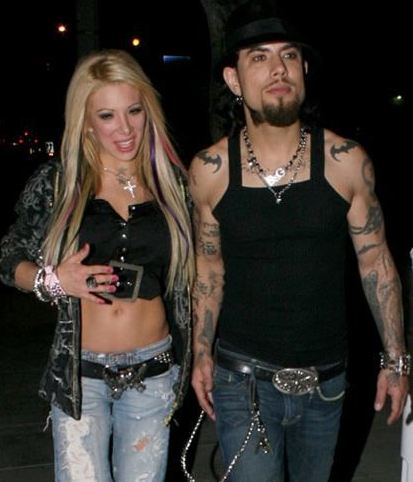 Daisy de la Hoya with Dave Navarro Circa