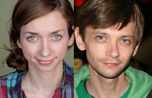 Caption: DJ Qualls looks like Lauren Lapkus, but they are not siblings in r...