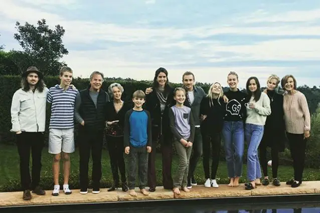 Don Johnson and His Present Wife, Kelly Phleger alongside Their Children & Extended FamilyÃ‚Â 