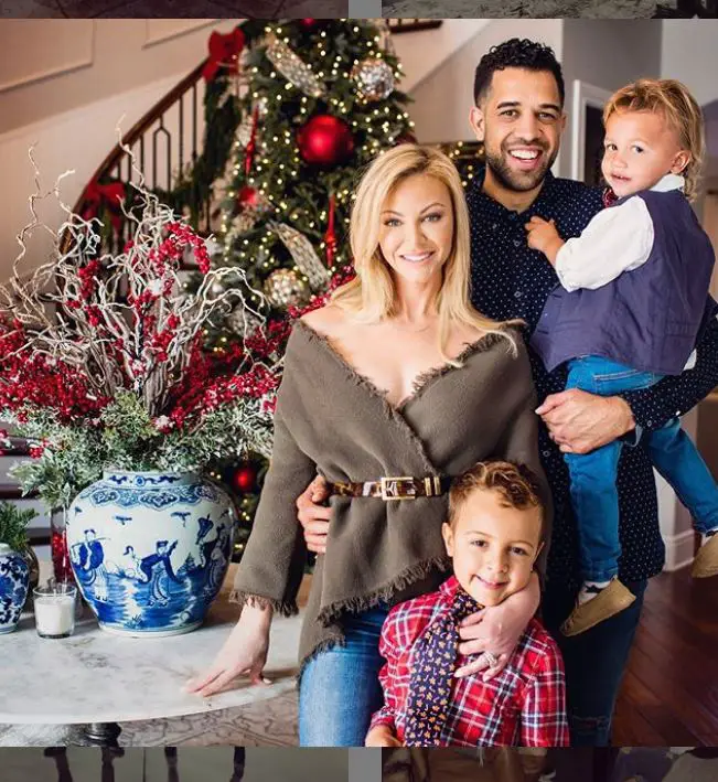 Landry Fields with Wife Elaine Alden and Kids