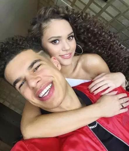 Madison with her formerÂ boyfriend MichaelÂ Porter Jr.