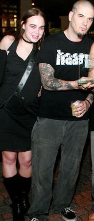 Phil Anselmo with his girlfriend Kate Richardson in 2010 (Photo:- famousfix...