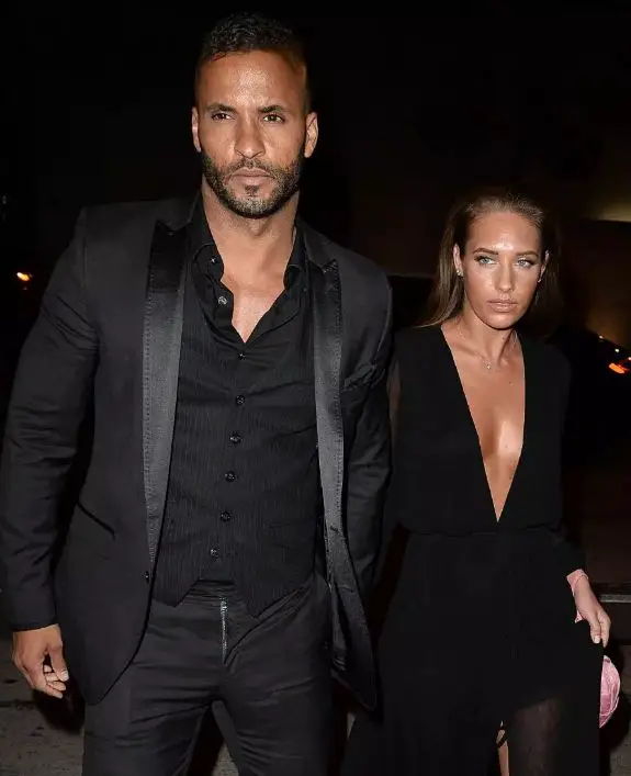 Ricky Whittle with His Ex-GirlfriendÃ‚Â Kristina Colonna 